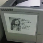 Bob Marley printer