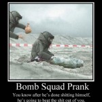 Bomb squad prank