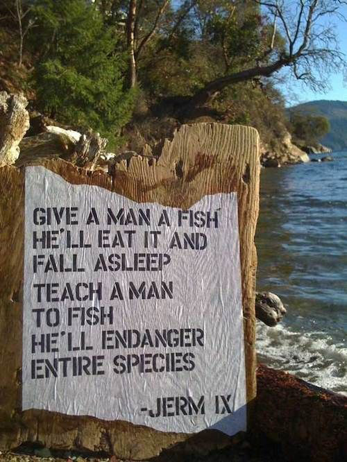 give a man a fish