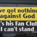 Nothing against god…