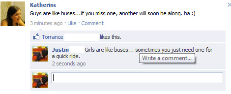 Guys are like buses!