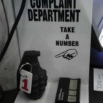 Complaint Department: Please take a number!