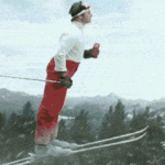 Skiing: Like a boss!