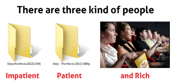 There are three kinds of people...