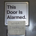 This door is alarmed!