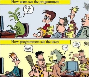 Users Versus Programmers