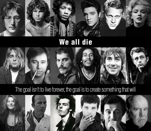 We all die.