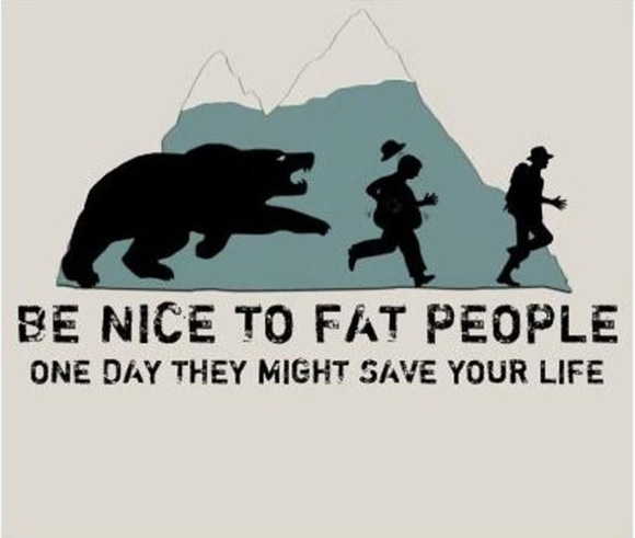 Be nice to fat people!