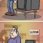 Evolution of humans and television