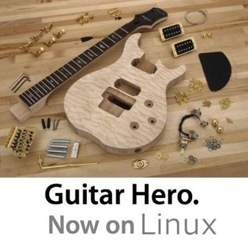 Guitar Hero now on Linux!