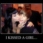 I kissed a girl and I liked it!