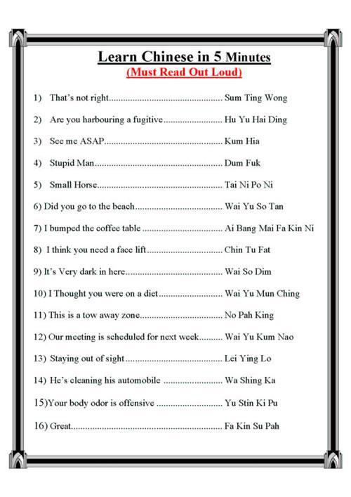 Learn chinese fast