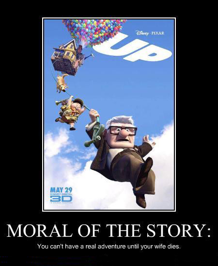 moral of the movie up