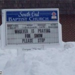 Who’s praying for snow?