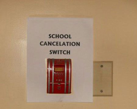 school cancelation switch