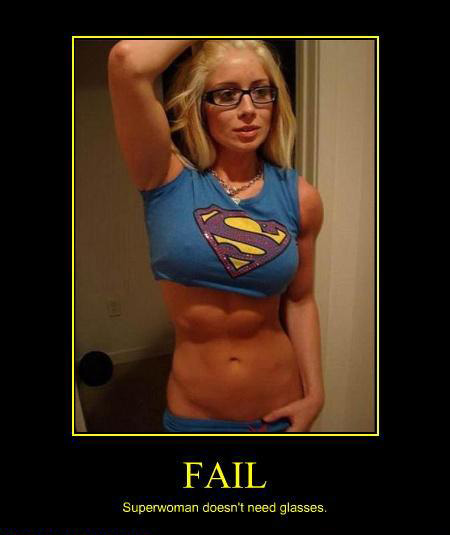 Superwoman fail