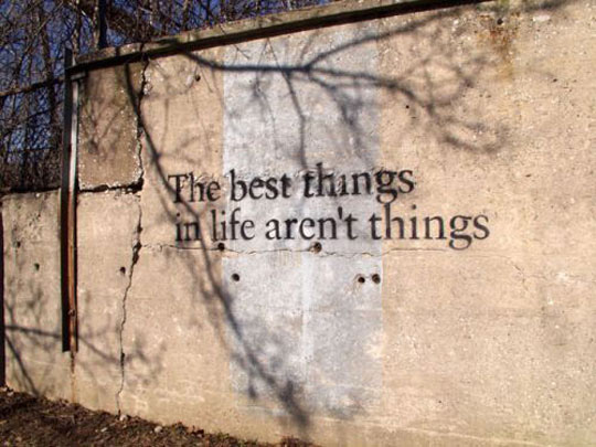 The best things in life...